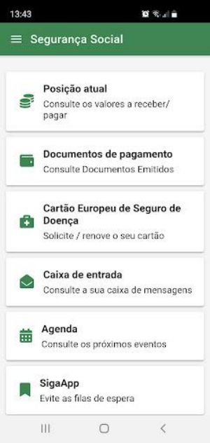 Segurança Social screenshot 2