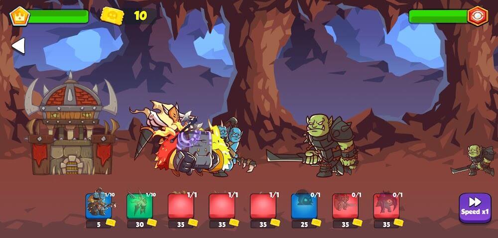 Heroes vs Monsters: Tower War Screenshot 4