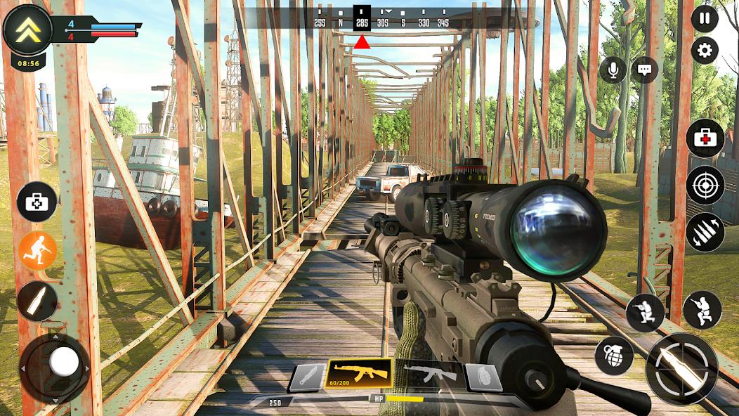 Sniper Game: Shooting Gun Game Mod screenshot 1