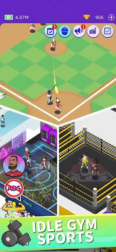 Idle GYM Sports - Fitness Game captura de pantalla 