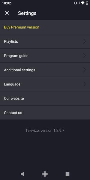 Televizo - IPTV player ဖန်သားပြင်ဓာတ်ပုံ 2