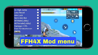 ffh4x mod menu for f fire screenshot 2