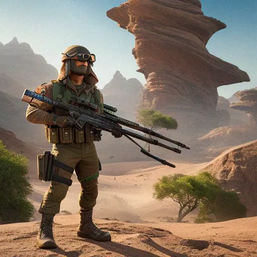 commando desert sniper shooter Screenshot 2