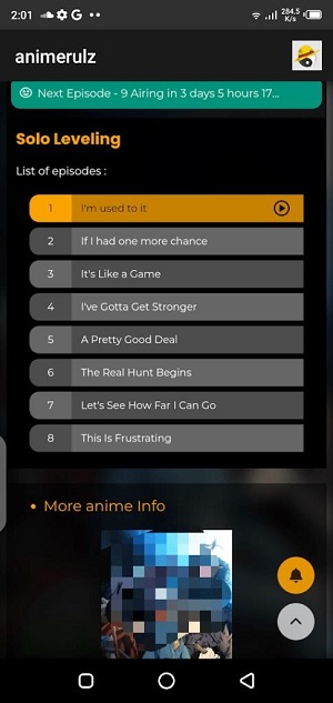 Animerulz Screenshot 1