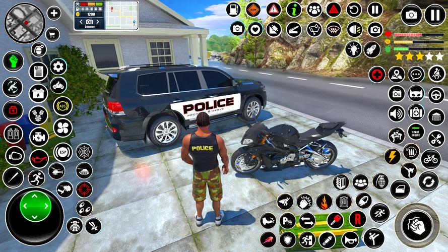 Police Game Transport Truck экрана 2