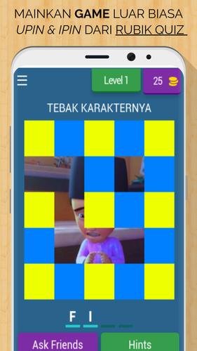 Upin & Ipin Rubik Quiz应用截图第1张