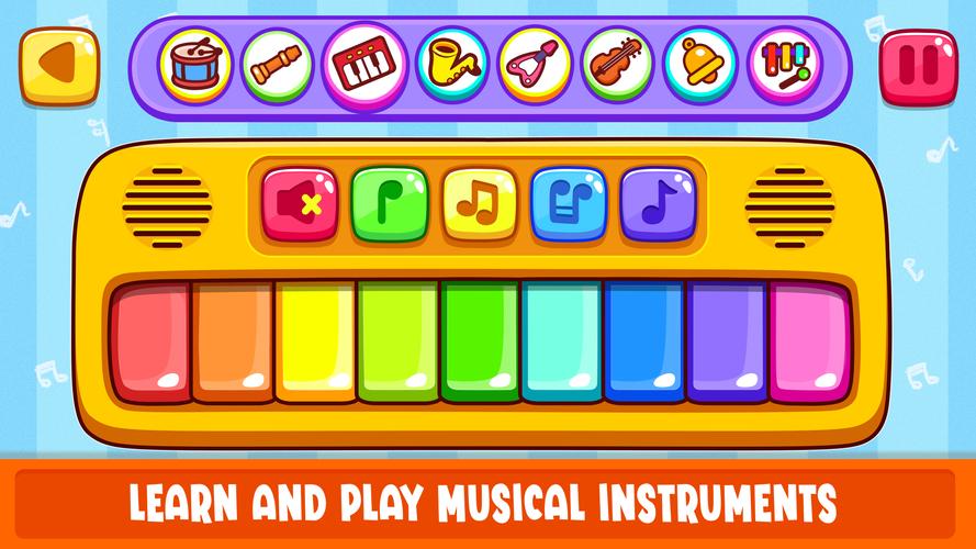 Piano Kids Toddler Music Games应用截图第1张