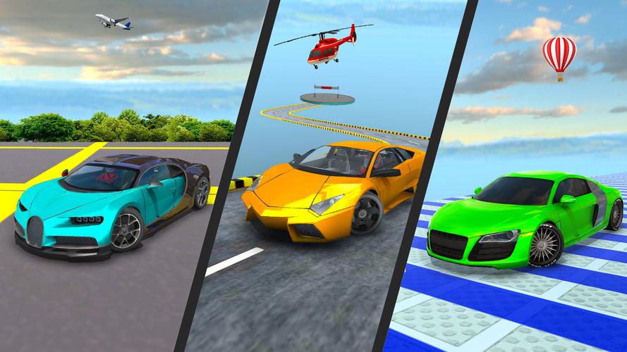 GT Car Stunt : Ramp Car Stunts экрана 4