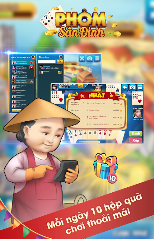 Screenshot Phỏm Sân Đình - Tá Lả - Tú Lơ Khơ - Phỏm 3