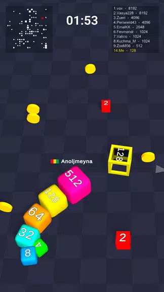 Cube Arena 2048: Merge Numbers应用截图第3张