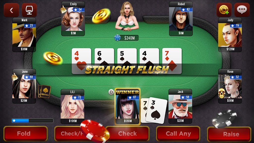 Spark Poker - Live Texas Holdem Casino स्क्रीनशॉट 1