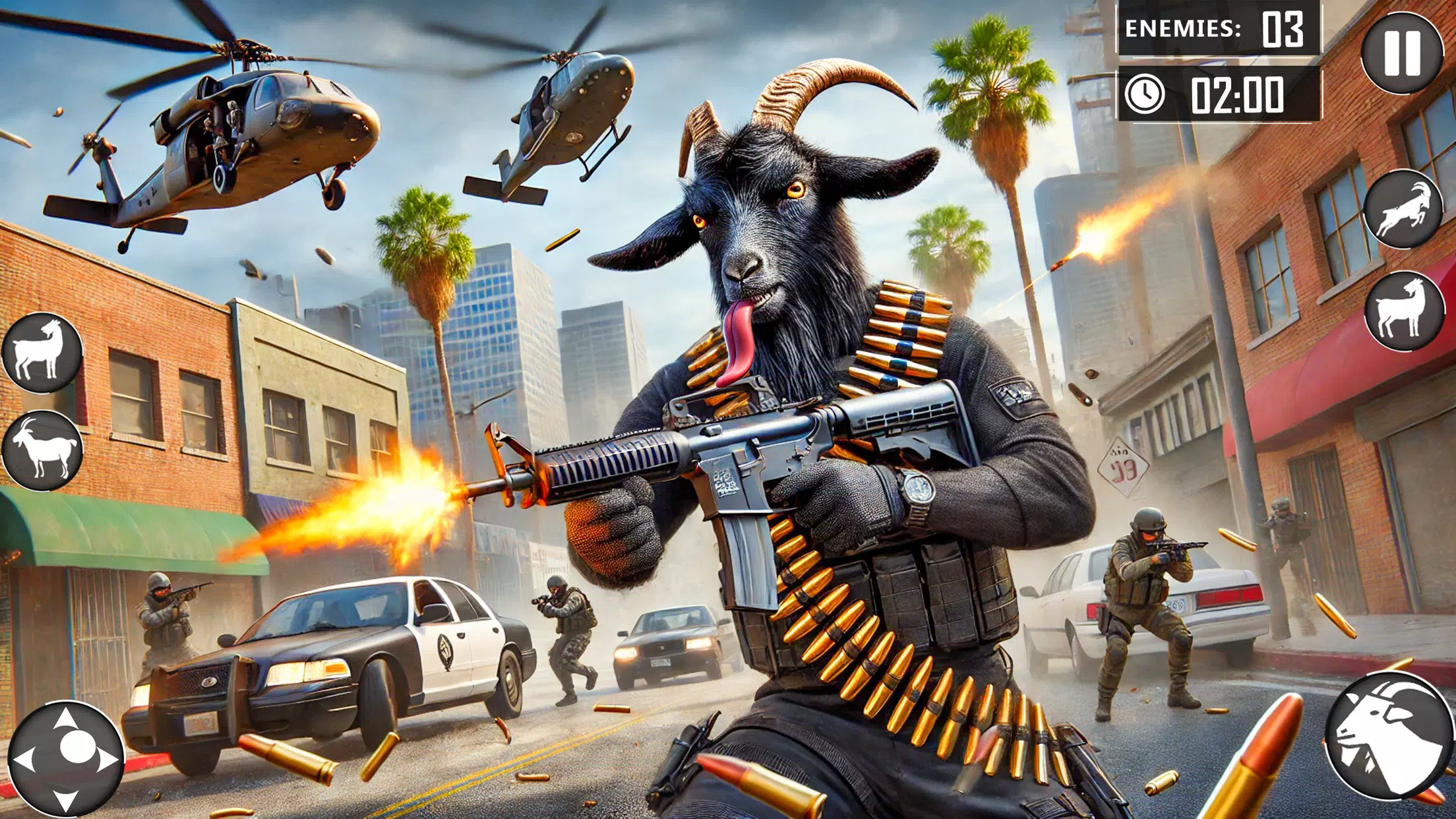 Angry Goat Fun Simulator ဖန်သားပြင်ဓာတ်ပုံ 2