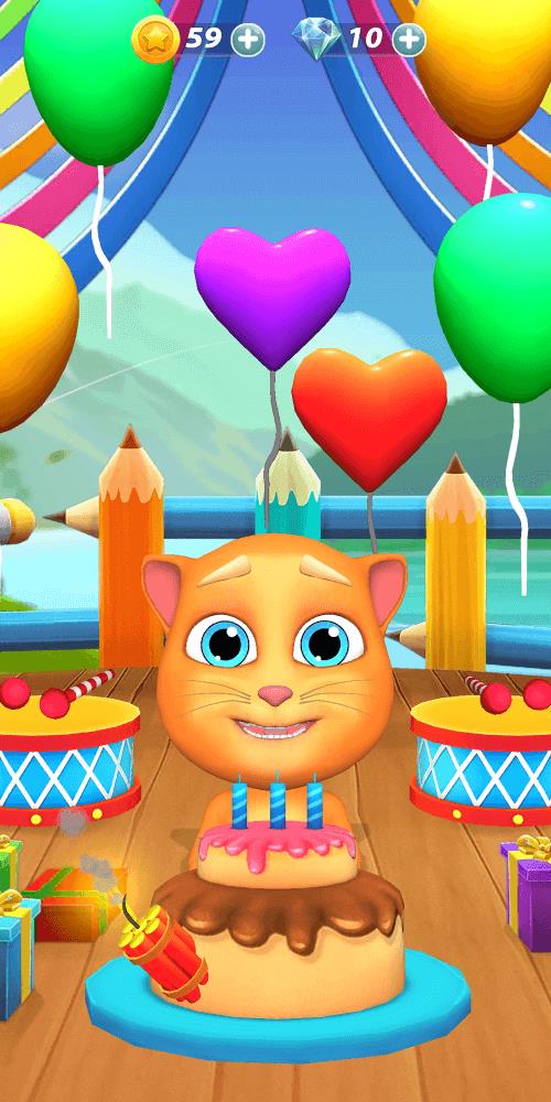 Virtual Pet Tommy - Cat Game captura de pantalla 