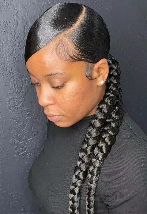 Sleek Braided Ponytail Styles zrzut ekranu 1