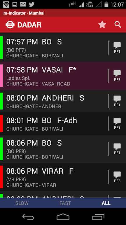 m-Indicator: Mumbai Local ekran görüntüsü 4