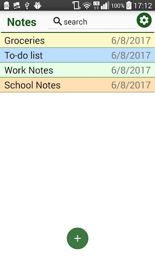 Notes - Notepad Screenshot 1