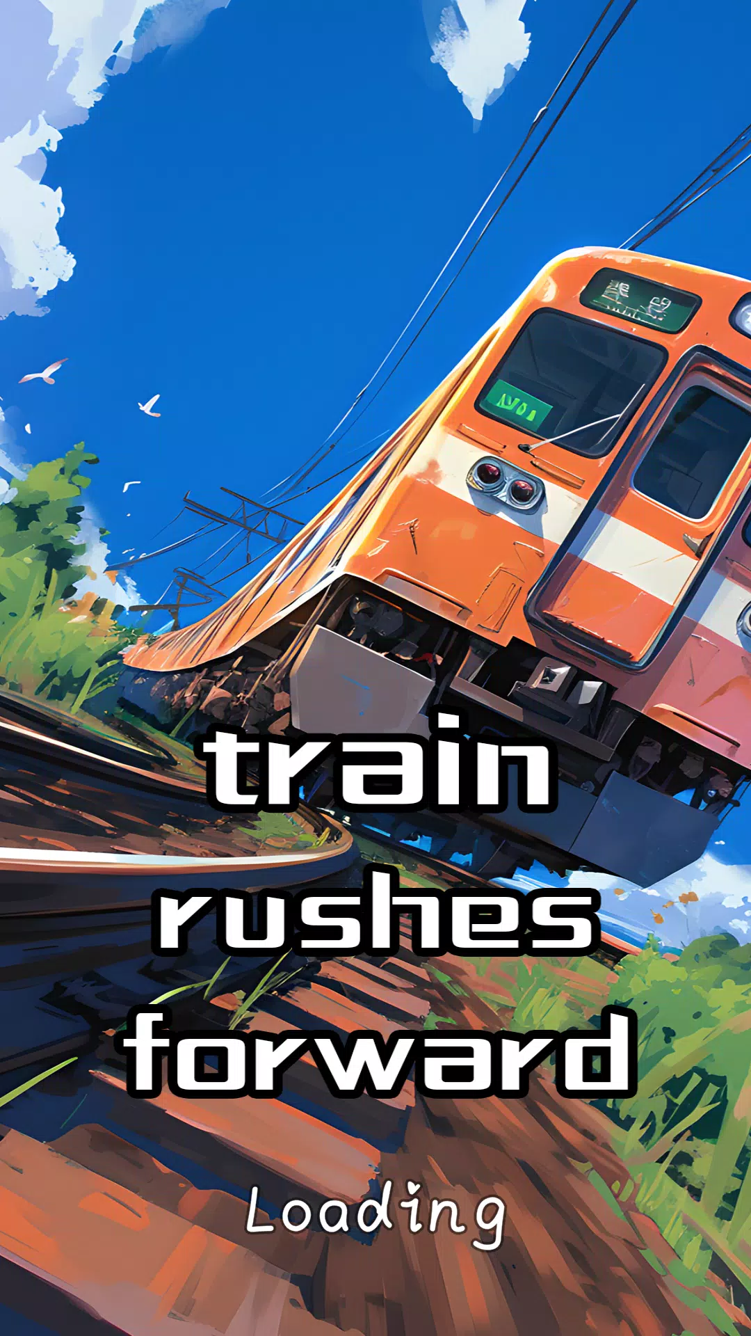 Screenshot The train rushes forward 1