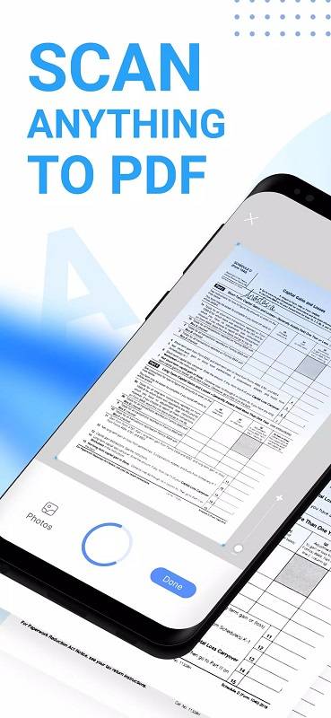 Mobile Scanner App – Scan PDF ဖန်သားပြင်ဓာတ်ပုံ 1