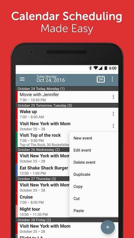 Calendar+ Schedule Planner экрана 3