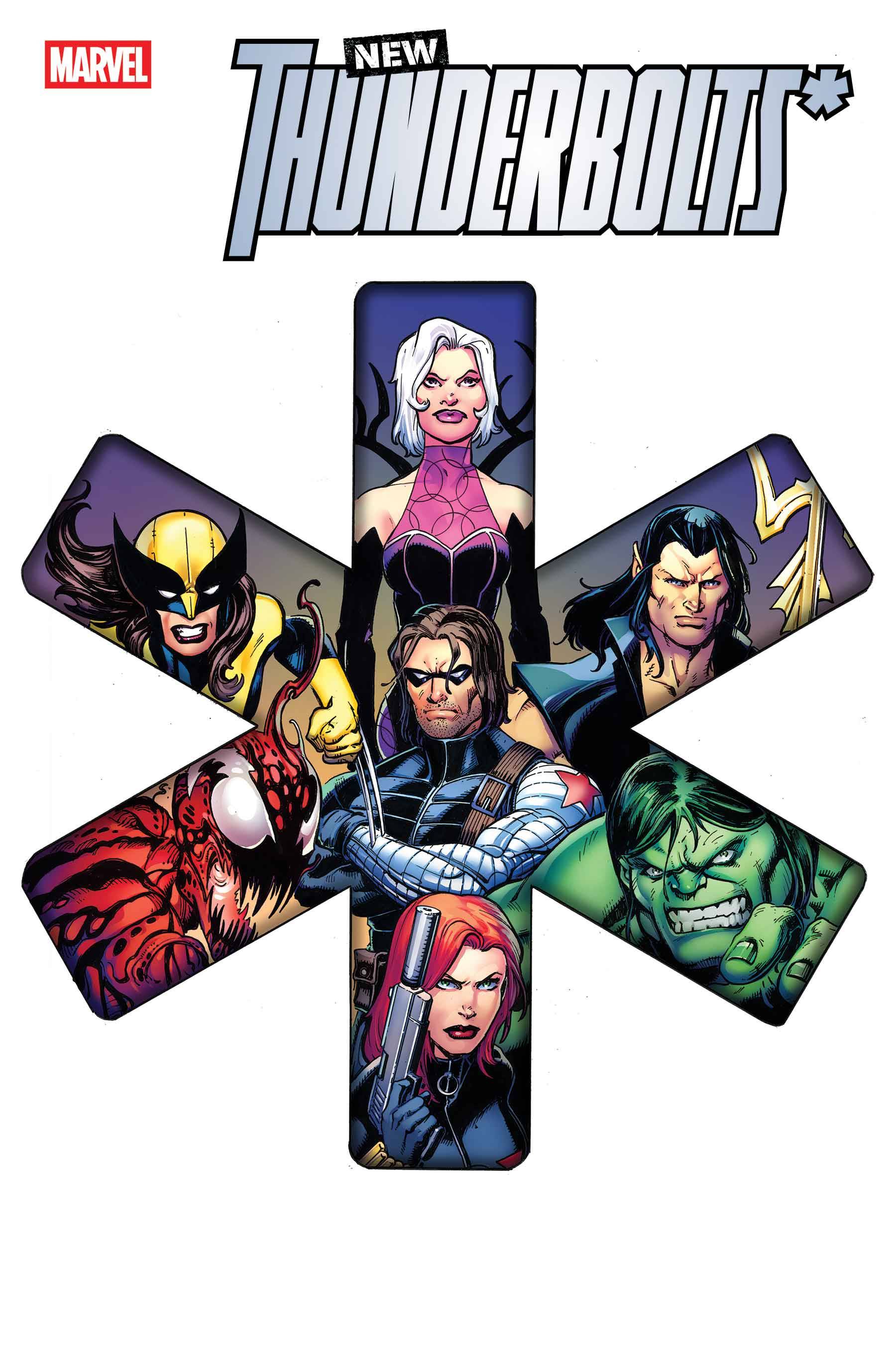 Nieuwe Thunderbolts* Interior Art door Mark Bagley