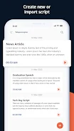 Teleprompter - Video Recording स्क्रीनशॉट 2