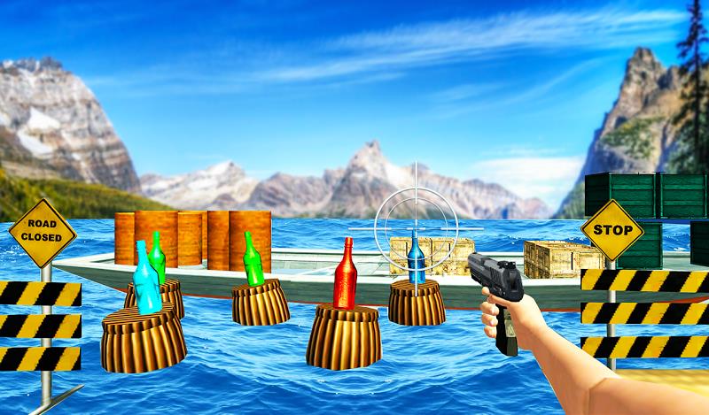 FPS Gun: Bottle Shooting Game ảnh chụp màn hình 3