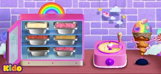 Ice Cream Making Game For Kids ảnh chụp màn hình 3