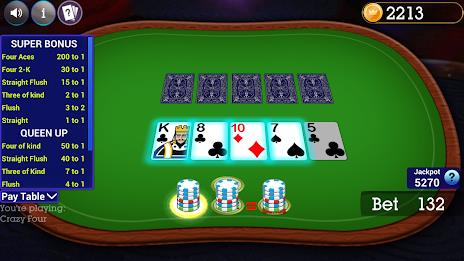 Crazy Four Poker Screenshot 3