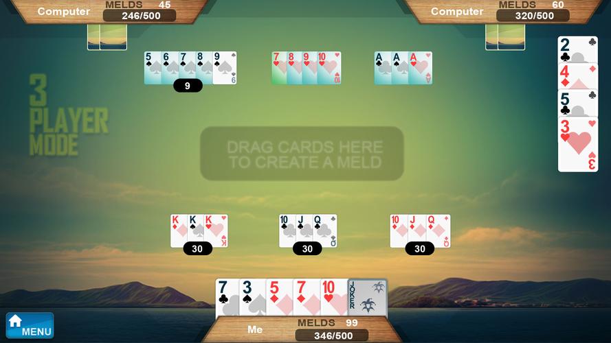 Rummy 500 screenshot 3