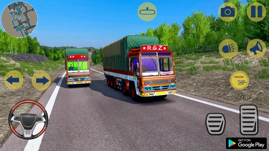 Indian Truck Cargo Truck Games Screenshot 1