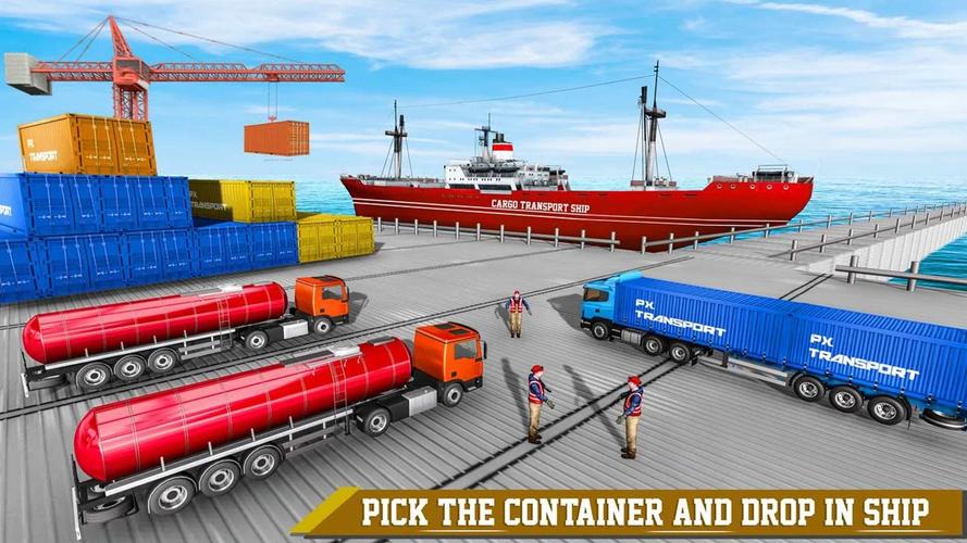 Cargo Transport Truck Driving экрана 4