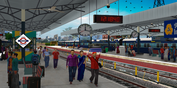 Indian Train Simulator: Game স্ক্রিনশট 1