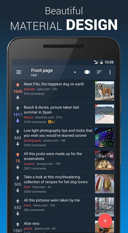 Boost for reddit captura de pantalla 