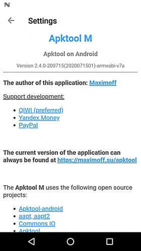 Apktool M Mod экрана 2