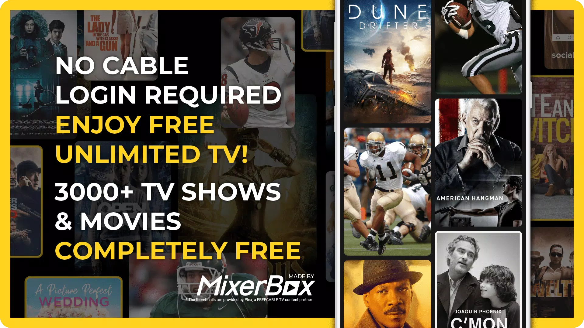 FREECABLE© TV App: Shows, News应用截图第1张
