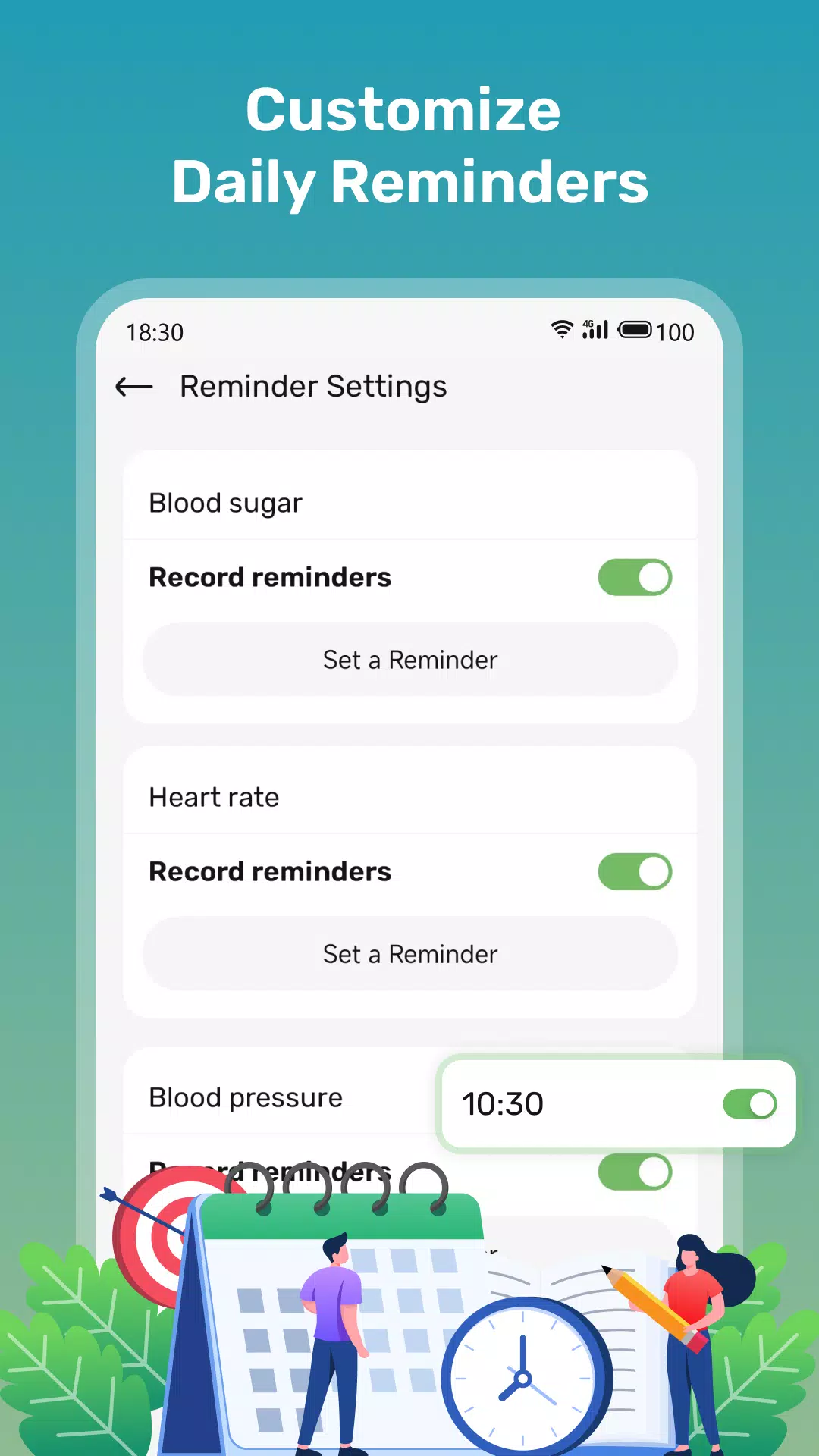 Health Sense: Blood Sugar Hub captura de pantalla 