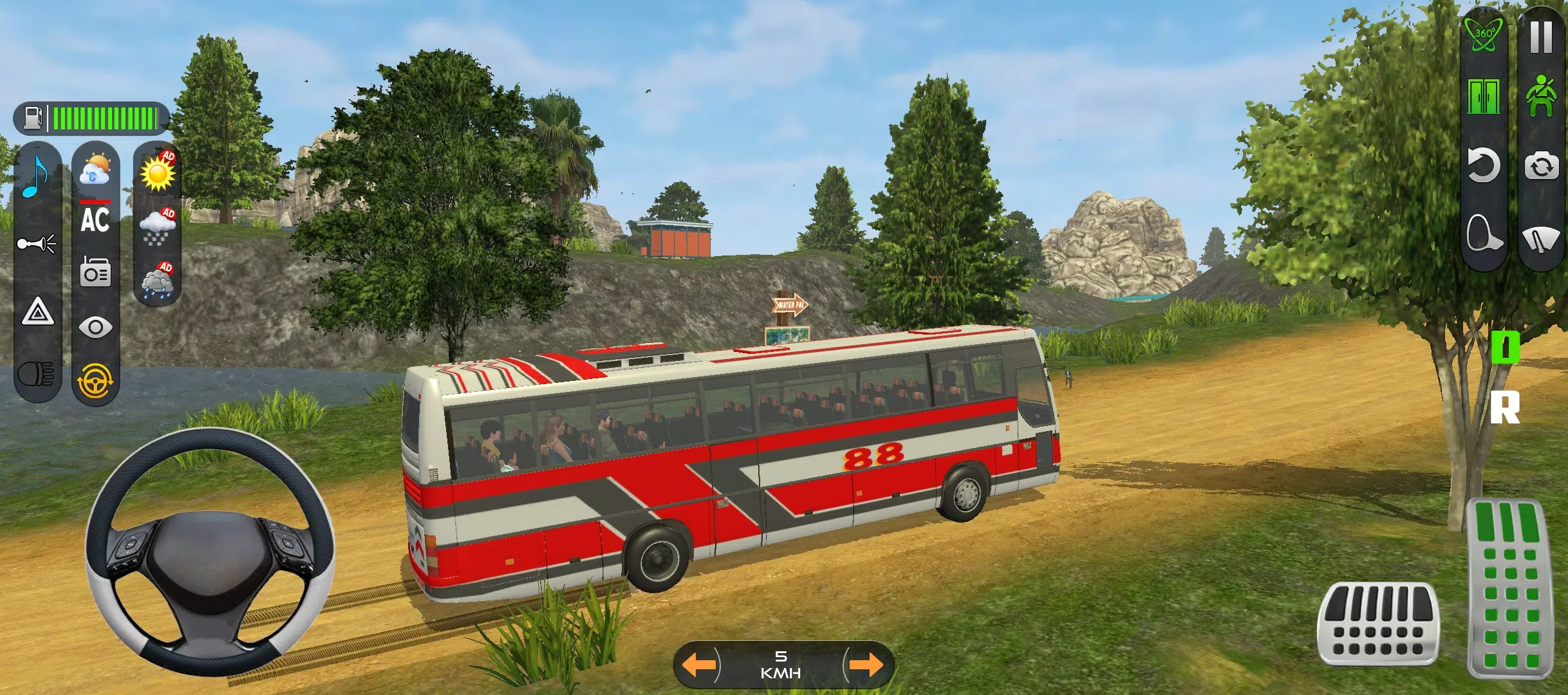 Offroad Bus: Coach Bus Driving ဖန်သားပြင်ဓာတ်ပုံ 3