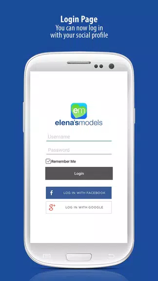 Elena’s Models Dating App Screenshot 1