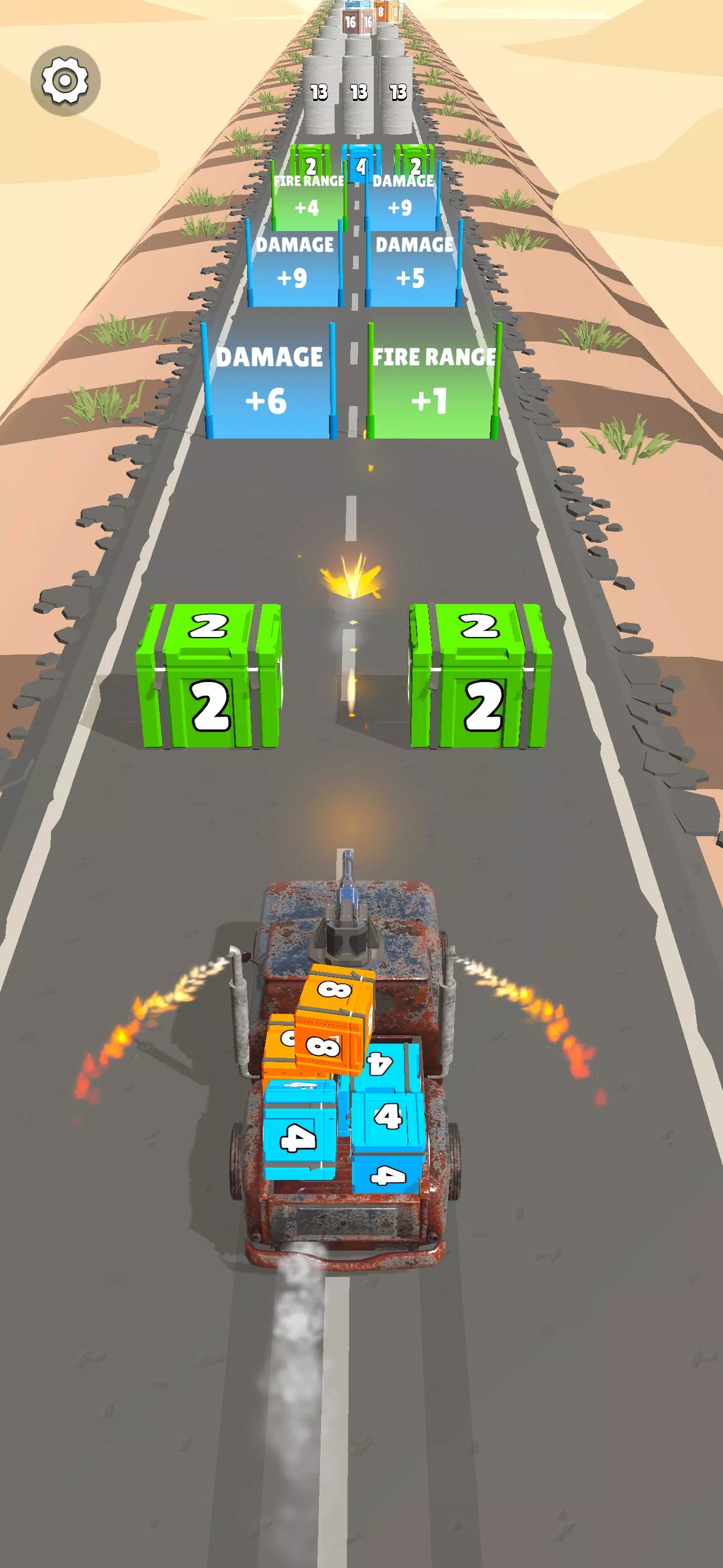 Car Rush 2048 Screenshot 1