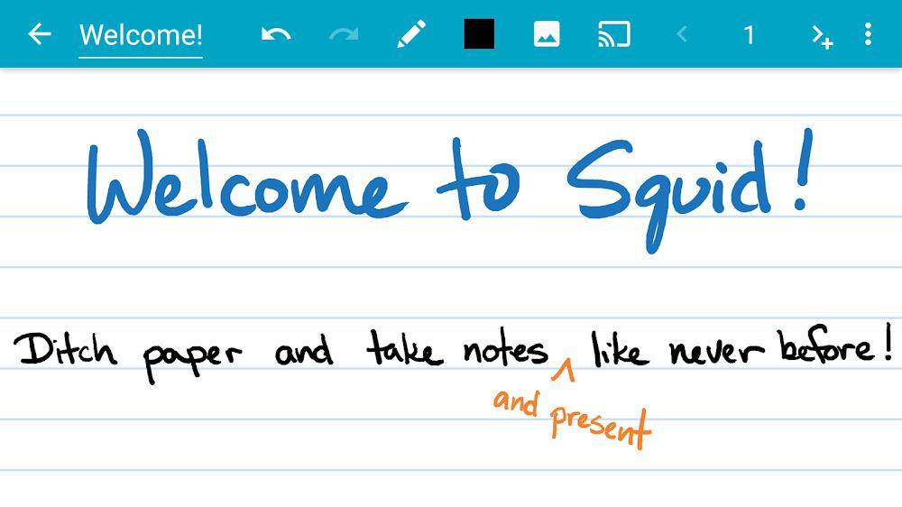 Squid: Take Notes, Markup PDFs ဖန်သားပြင်ဓာတ်ပုံ 1