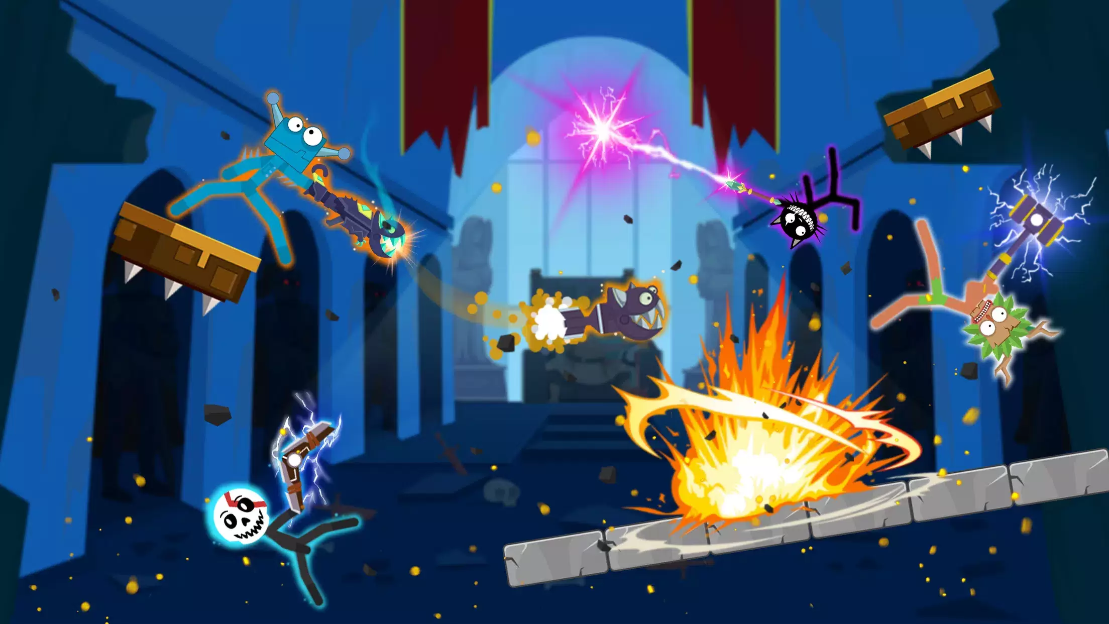 Supreme Brawl Stick Fight Game Screenshot 1