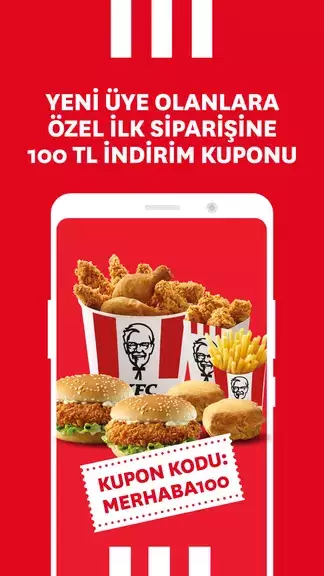 KFC Türkiye – Yemek Siparişi ekran görüntüsü 2