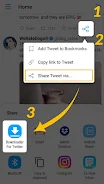 Download Twitter Videos - GIF ảnh chụp màn hình 1