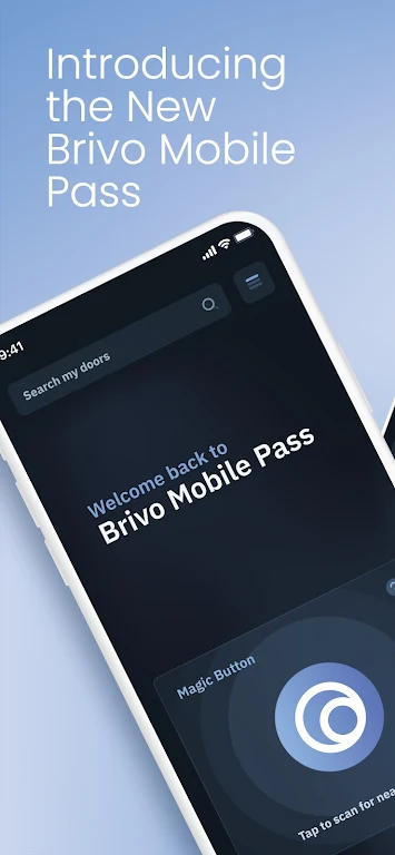 Brivo Mobile Pass экрана 1