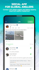 Rippton–Social  Fishing App, Fishing Map, Logbook Screenshot 2