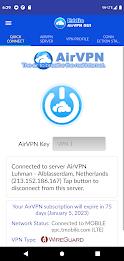 Screenshot AirVPN Eddie Client GUI 3