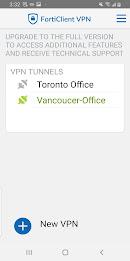FortiClient VPN スクリーンショット 2