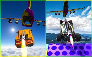 Rocket Car Racing Stunts ảnh chụp màn hình 4