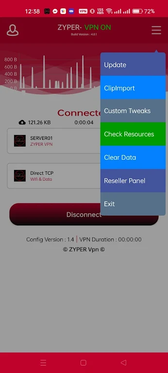 Screenshot DP Tunnel VPN - Super Fast Net 3