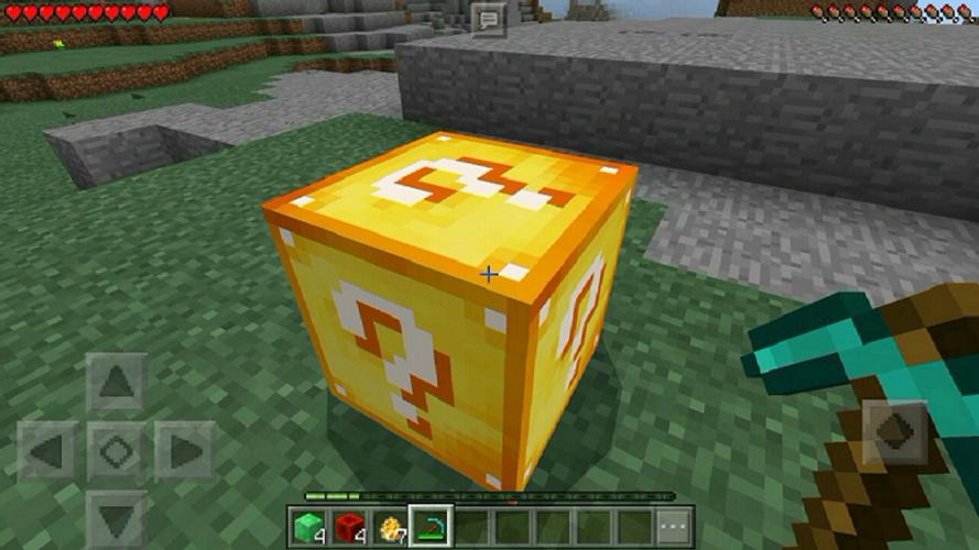 Lucky block mod for mcpe экрана 2